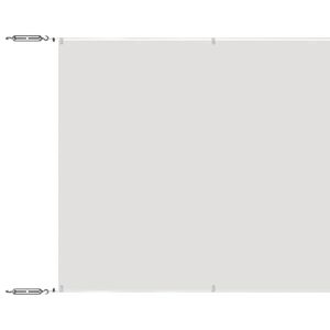 vidaXL Вертикален сенник, бял, 60x800 см, оксфорд плат