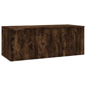 vidaXL ТВ шкаф, опушен дъб, 80x34x30 см, инженерно дърво