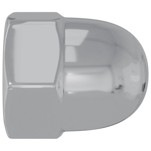 vidaXL Гайка 12 pcs Сребрист M6 x 10 мм Желязо