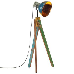vidaXL Подова лампа, 25 W, многоцветна, 45x45x120 см, E27