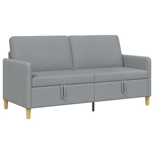 vidaXL Диван с storage Светлосиво 172 x 78 x 87 см Полиестер