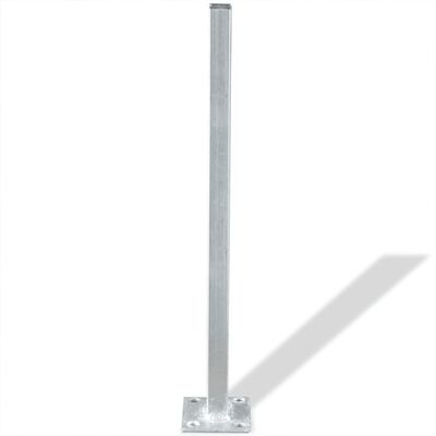 vidaXL Подпора за стълб, 4 бр, 40 см, стомана