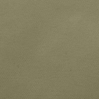 vidaXL Платно-сенник, Оксфорд текстил, трапец, 2/4x3 м, бежово