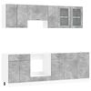 vidaXL Комплект кухненски шкафове Lyon 8 pcs 240 x 46 x 81,5 см