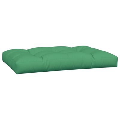 vidaXL Палетни възглавници, 5 бр, зелени, текстил