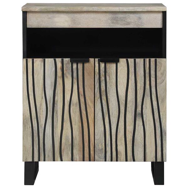 vidaXL Шкафове и стелажи за съхранение на медии Бял и черен