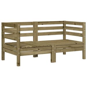 vidaXL Corner Sofa 2 бр. Treated pinewood under high pressure