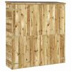 vidaXL Градинска барака за инструменти, 163x50x171 см, импрегниран бор