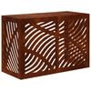 vidaXL Покритие за климатик Ръждясало 90 x 40 x 60 см