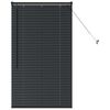 vidaXL Вертикални щори Черно 130 x 80 см Алуминий