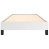 vidaXL Рамка за легло, бяла, 80x200 см, изкуствена кожа
