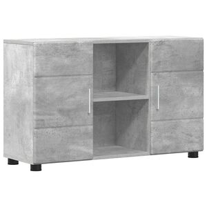 vidaXL Служебен шкаф FLORIN 88,5 x 30,5 x 55,5 см Циментено сиво