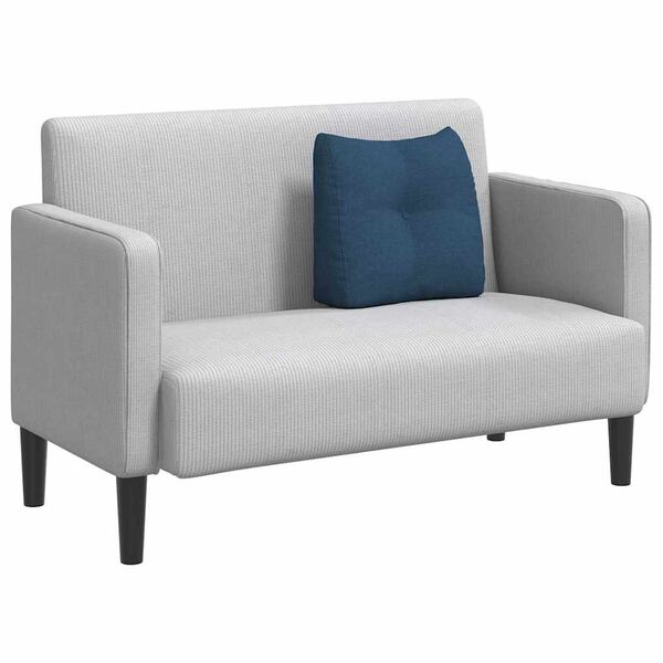 vidaXL Възглавница за гръб Синьо 45 x 24 x 50 см текстил