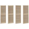vidaXL Врата за шкаф с врата 4 pcs Естествен 170 x 2,1 x 59,5 см