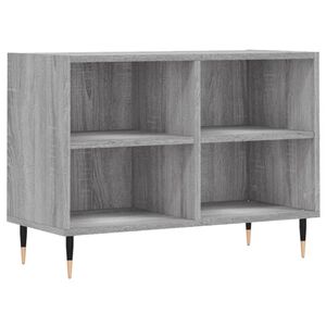 vidaXL ТB шкаф, сив сонома, 69,5x30x50 см, инженерно дърво