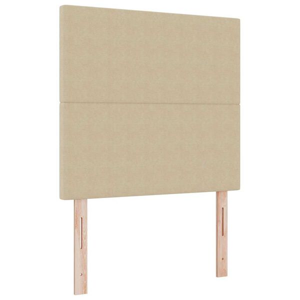 vidaXL Облегалка за глава с таблото Светлозелено сиво 90 cm Изкуствена