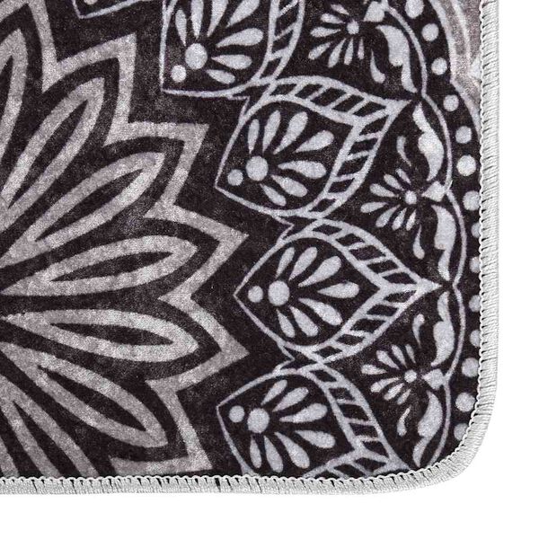 vidaXL Килим, миещ се, 80x150 см, пъстър, противоплъзгащ