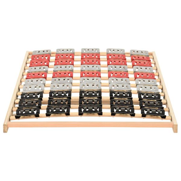 vidaXL Рамка за легло с 12 ламела и опори, 70x200 см