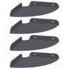 vidaXL Плаващ рафт с рафт със съхранение 4 pcs Антрацит 18 x 18 x 2 см