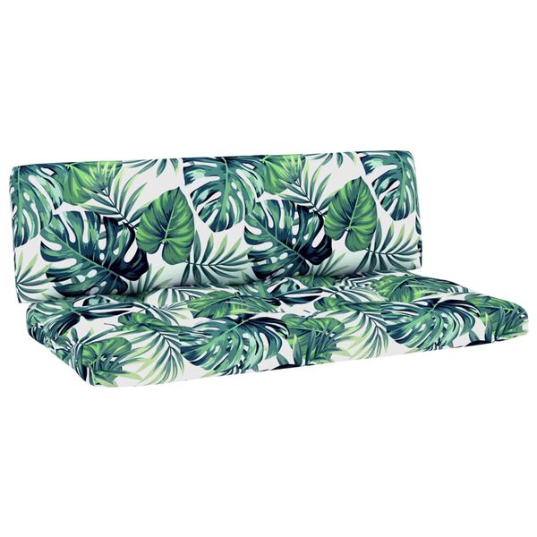 vidaXL Градинска палетен среден диван черно импрегнирано борово дърво