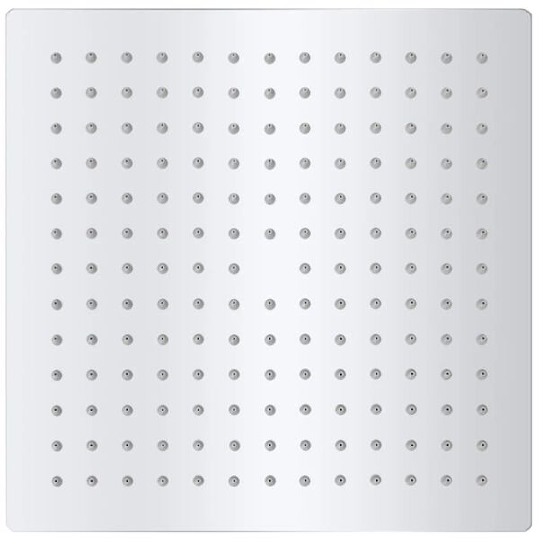 vidaXL Душ пити от неръждаема стомана, 2 бр, 25x25 cм