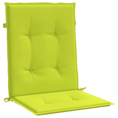 vidaXL Възглавници за столове 4 бр яркозелени 100x50x3 см Оксфорд плат