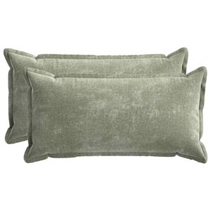 vidaXL Калъфка за възглавница 2 pcs HOUTEN Зелено 40 x 80 cm