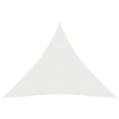 vidaXL Платно-сенник, 160 г/м², бяло, 4x4x4 м, HDPE