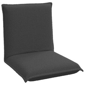 vidaXL Подово кресло Тъмен сив 54 x 64 x 59 см Вълнена тъкан