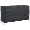 vidaXL Покривало за мебели Едноцветен Черно 180 x 70 x 90 cm 210D