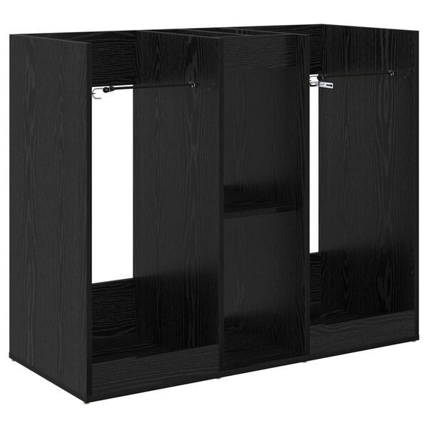 vidaXL Голф шкаф Едноцветен Черния дъб 102 x 45 x 85,5 см