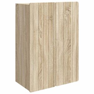 vidaXL Стенно шкафче Дъб сонома 66 x 34,5 x 92 см Инженерна дървесина