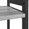 vidaXL Рафт за книги Сив сонома 60 x 30 x 85 cm Инженерно дърво