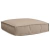 vidaXL Възглавница Оксфордска тъкан Таупе 60 x 60 x 12 cm