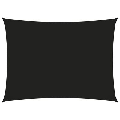 vidaXL Платно-сенник, Оксфорд текстил, правоъгълно, 3x4,5 м, черно