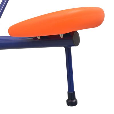 vidaXL Люлка везна въртяща се на 360-градуса, оранжеви седалки