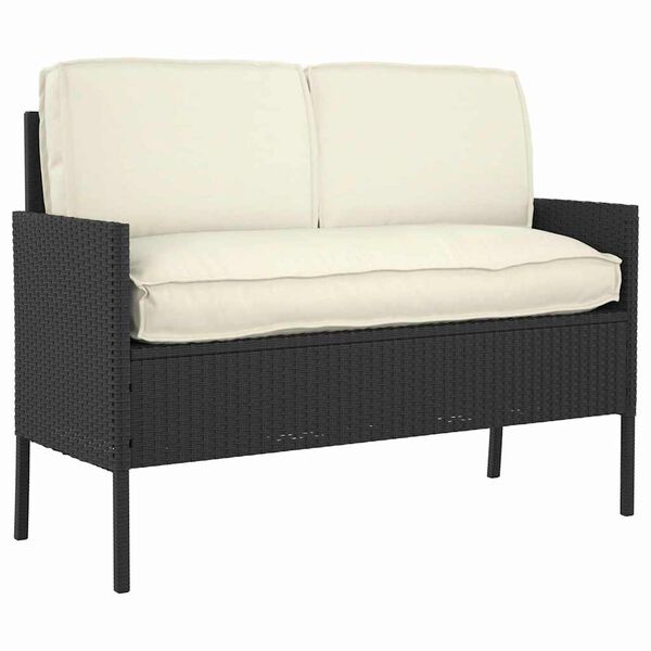 vidaXL Комплект възглавници за палет 3 pcs Крем 120 х 60 х 12 см