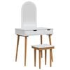vidaXL Комплект тоалетно шкафче FAUSKE 3 бр. Бяло 76 x 50 x 143 см