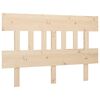 vidaXL Горна табла за легло, 143,5x3x81 см, бор масив