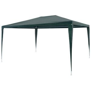 vidaXL Парти шатра, 3x4 м, PE, зелена
