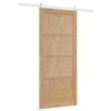 vidaXL Преплъзваща се врата ORKDAL Кафяво 93 x 211 см