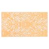 vidaXL Килим за открито, ARAKIL оранжево и бяло, 80x150 см, PP