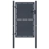 vidaXL Градинска порта от стомана 100x150 см, антрацит