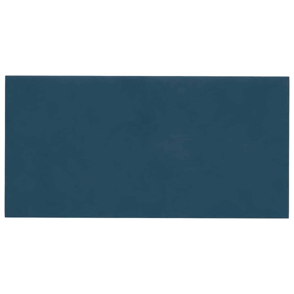 vidaXL Стенно табло за легло 12 pcs Синьо 30 x 15 cm Кадифе