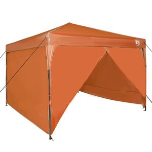 vidaXL Шатър 290 x 290 x 251 см Оранжево Текстил