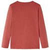 Детска тениска с дълъг ръкав, къна, 128