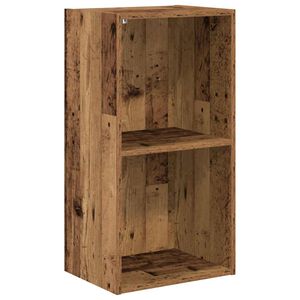 vidaXL Библиотека, старо дърво, 40x30x77 см, инженерно дърво