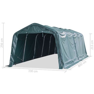 vidaXL Стоманена рамка за палатка 3,3x8 м