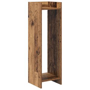 vidaXL Стойка за растения Старо дърво 30 x 30 x 100 см