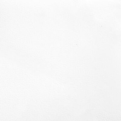 vidaXL Горна табла за легло, Бяла, 147x16x78/88 см, изкуствена кожа
